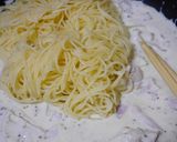 簡単クリームマスタードソースのパスタ♡作り方4写真