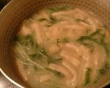 ◆簡単♡水菜とお揚げさんのお味噌汁◆作り方3写真