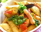 ✿梅トマトと茄子ベー๑ペンネ✿作り方8写真