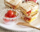 ハムと卵ととろ〜りチーズの♪ホットサンド作り方3写真