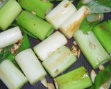 長ねぎ大量消費！ガーリックバター炒めだ！作り方5写真