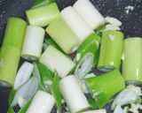 長ねぎ大量消費！ガーリックバター炒めだ！作り方4写真