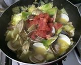 めちゃうま！ハマグリキャベツのワイン蒸し作り方4写真