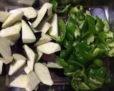 茄子とピーマンのにんにく味噌炒め作り方1写真