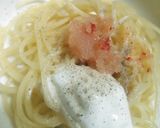 クリームチーズ 明太子パスタとプチトマト作り方2写真