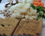 ヘルシー！肉代わりに厚揚げ！酢豚風厚揚げ作り方1写真