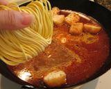 ピリ辛！チキンカレーラクサ作り方5写真