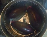 蒸し茄子の簡単胡麻和え作り方1写真