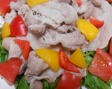 豚小間切れ肉とトマトのぽんマヨサラダ風味作り方11写真