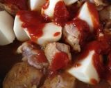 鶏もも肉とかぶのごろごろトマトソース煮作り方3写真