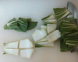 10分超簡単　子供が喜ぶ青梗菜の炒め物作り方1写真