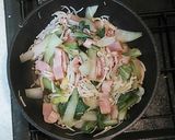 10分超簡単　子供が喜ぶ青梗菜の炒め物作り方6写真