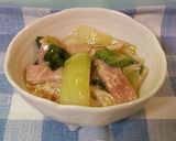 10分超簡単　子供が喜ぶ青梗菜の炒め物作り方7写真