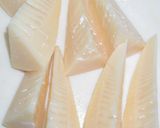筍ご飯や土佐煮？たけのこのオイスター煮だ作り方2写真