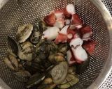 簡単♪あさりとたこのシンプルパスタ♪作り方1写真