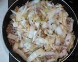 超簡単　子供が喜ぶ白菜と豚挽き肉の丼作り方7写真