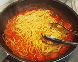 簡単トマトパスタ～手作りカッテージチーズ作り方5写真