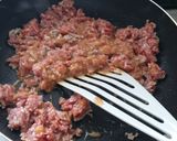 茄子のひき肉味噌丼作り方2写真