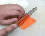 母の お野菜と海老のかき揚げ作り方4写真