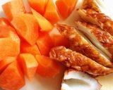 簡単！こんにゃくと高野豆腐の煮物作り方1写真