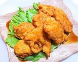 鶏胸肉でふんわり鶏天(とり天)の甘酢だれ作り方10写真