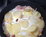 簡単♪ジャガイモとウィンナーのグラタン作り方3写真