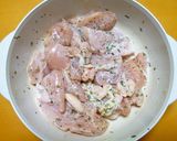 バジル&レモン味!柔らか鶏むね肉の唐揚げ作り方2写真