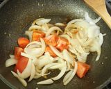 新玉ねぎ＆トマトの中華卵炒め　どすぇ作り方5写真