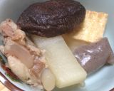 豚なんこつと大根の煮物作り方3写真