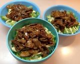 簡単♪手早く♪我が家の豚丼♪作り方3写真