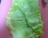 魚肉ソーセージのキャベツ巻き作り方1写真