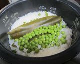 グリンピースご飯(豆ご飯)作り方3写真