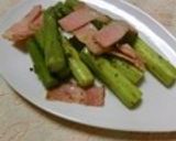 アスパラ菜とベーコンの炒め物♪作り方7写真