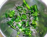 簡単☆菜の花の塩昆布合え☆隙間おかず作り方2写真