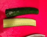 ☆お刺身が映える！胡瓜の飾り切り②☆作り方1写真