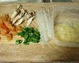 烏賊饅頭の具で中華スープ作り方1写真