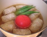 冷製和風ロールキャベツ　トマト添え作り方7写真
