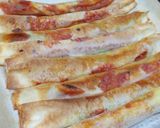 皮パリパリ♡ イタリア～ンな焼き春巻き♪作り方9写真