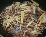 牛挽き肉と韮のアジア風米パスタ作り方8写真