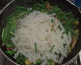 牛挽き肉と韮のアジア風米パスタ作り方9写真