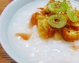 やさしい朝ごはん✿梅干のお粥作り方3写真