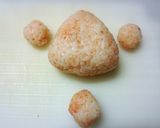 ジブリ❈キャラ弁【千と千尋】釜爺おにぎり作り方1写真