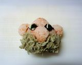 ジブリ❈キャラ弁【千と千尋】釜爺おにぎり作り方5写真