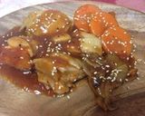 鳥肉と人参と舞茸のケチャップ煮込み和風味作り方4写真