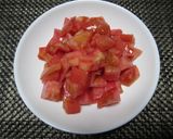 大好き♡トマトサラダ作り方1写真