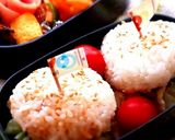 キャラ弁☆ハンバーガー風可愛いおにぎり作り方7写真