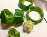 ピーマンカップの冷食肉団子作り方1写真