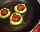 ピーマンカップの冷食肉団子作り方8写真