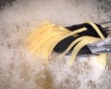 残り物で☆豚肉トマトナスのパスタ作り方1写真