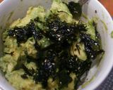 簡単☆アボカドおつまみ♡ごま油韓国海苔作り方3写真